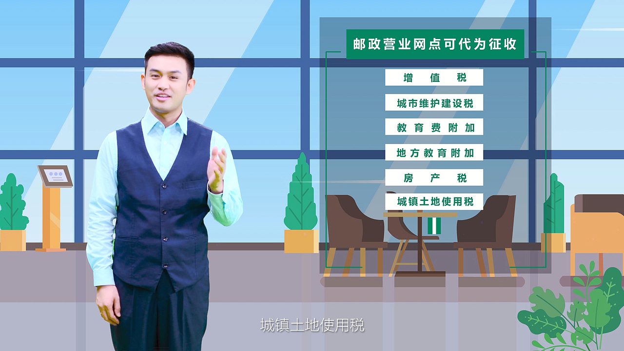 邮税实拍加动画制作