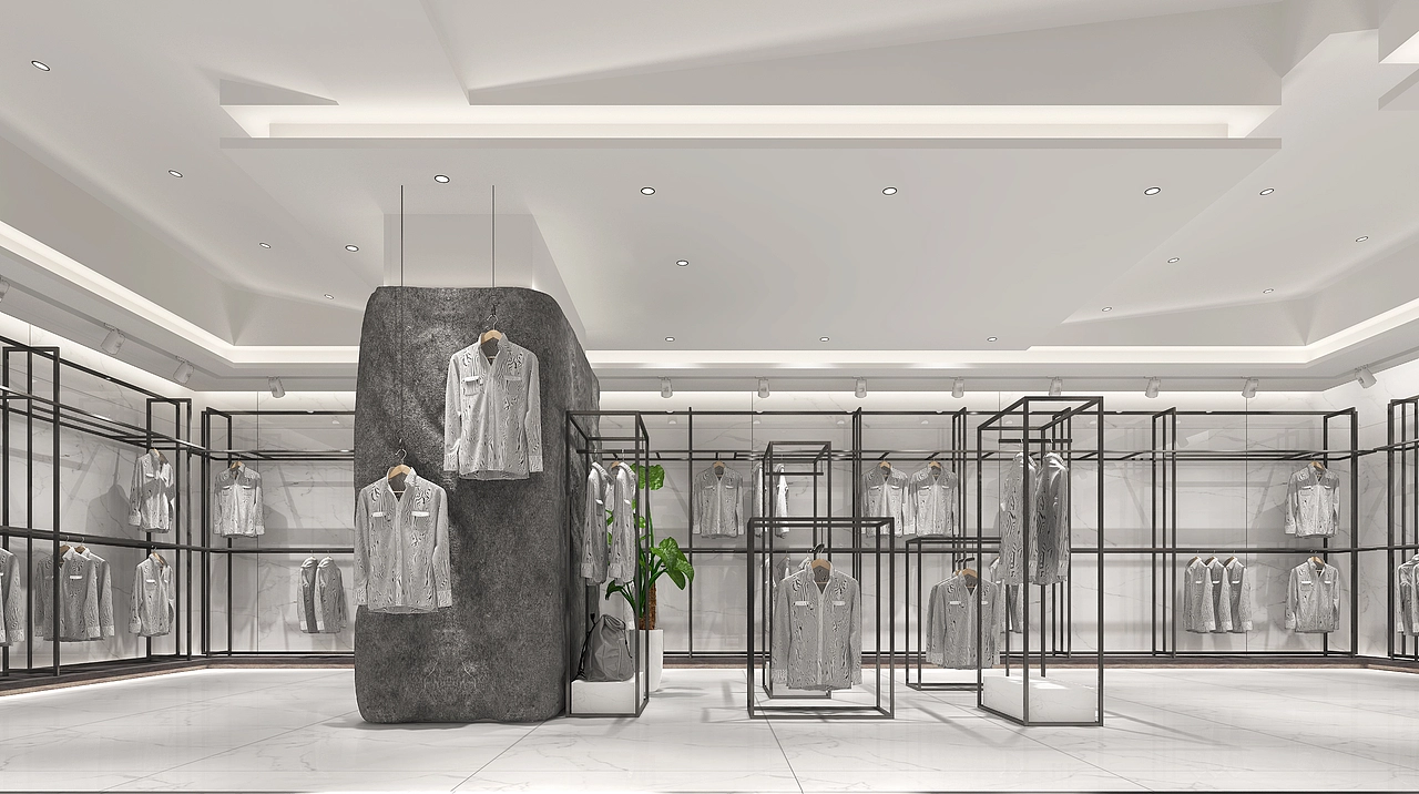服装陈列展厅设计案例