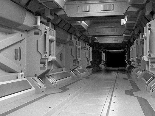 飞船船舱走廊C4D（个人主页-ZNTYxNzkzMDQ=） - 机械/交通 - 站酷设计师TJSSSSSS原创素材 - 站酷ZCOOL