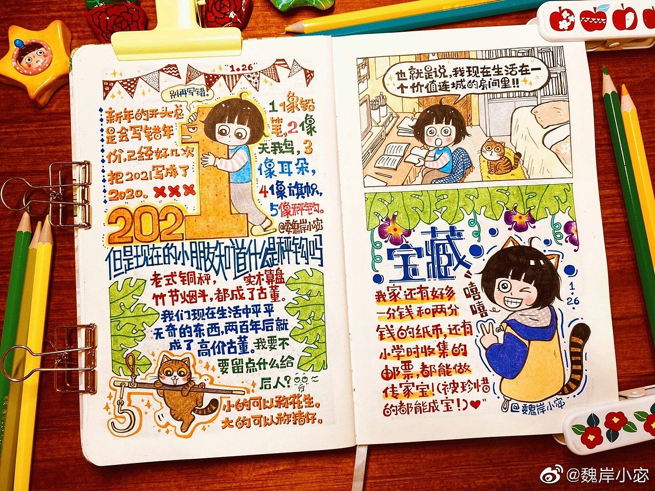 【画日记第3年】美术使人头脑、手、心灵浑然成一体。