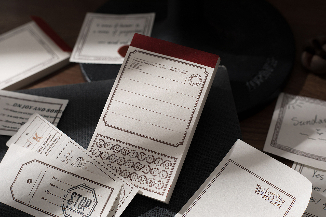 文创产品 | 海蒂复古便签（图ZMjQwOTU4MDk2） - 产品摄影 - 站酷设计师拍文创产品的阿廷原创素材 - 站酷ZCOOL