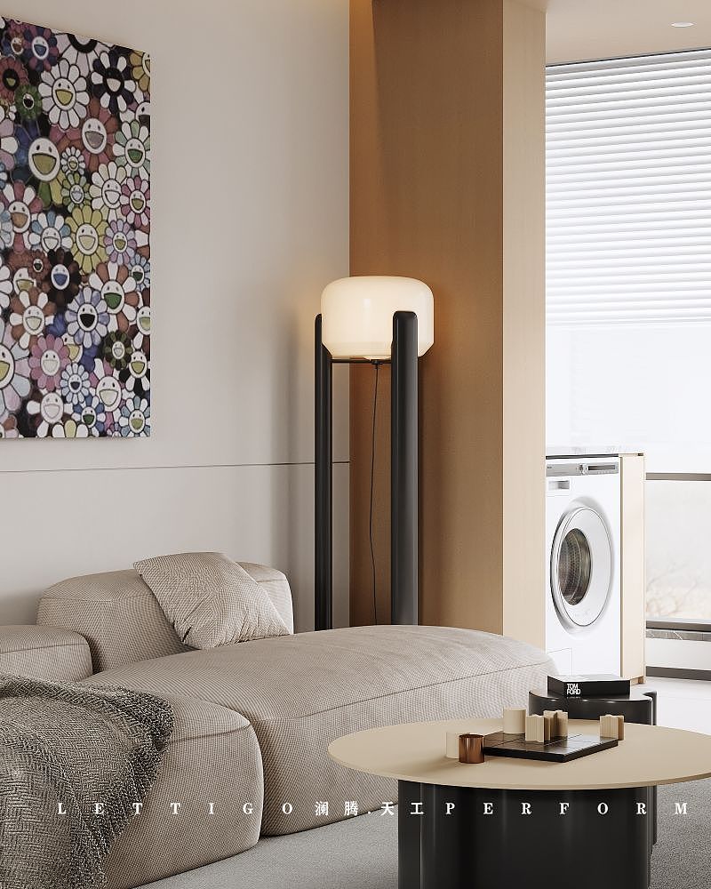 现代简约温馨暖色系奶油风家装（图ZMzYzMzgzNzgw） - 家装设计 - 站酷设计师DesignerZtt186原创素材 - 站酷ZCOOL