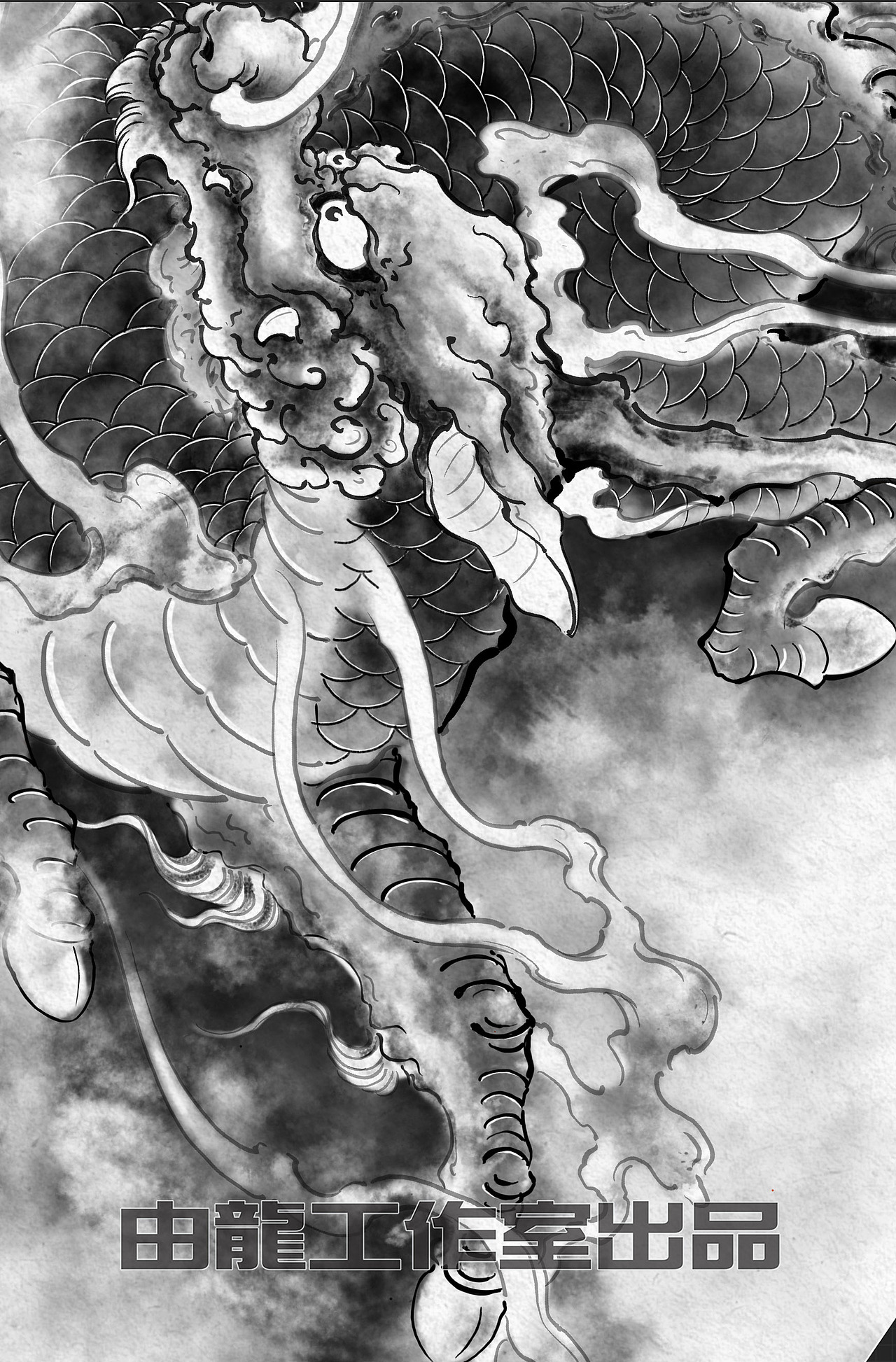 麒麟纹身的寓意，由龙作品麒麟纹身手稿（图ZMjQyMDEyNzE2） - 其他平面 - 站酷设计师沪上由龙原创素材 - 站酷ZCOOL