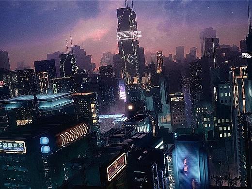 赛博朋克城市（个人主页-ZNTYwMjI0NjA=） - 场景 - 站酷设计师王black原创素材 - 站酷ZCOOL