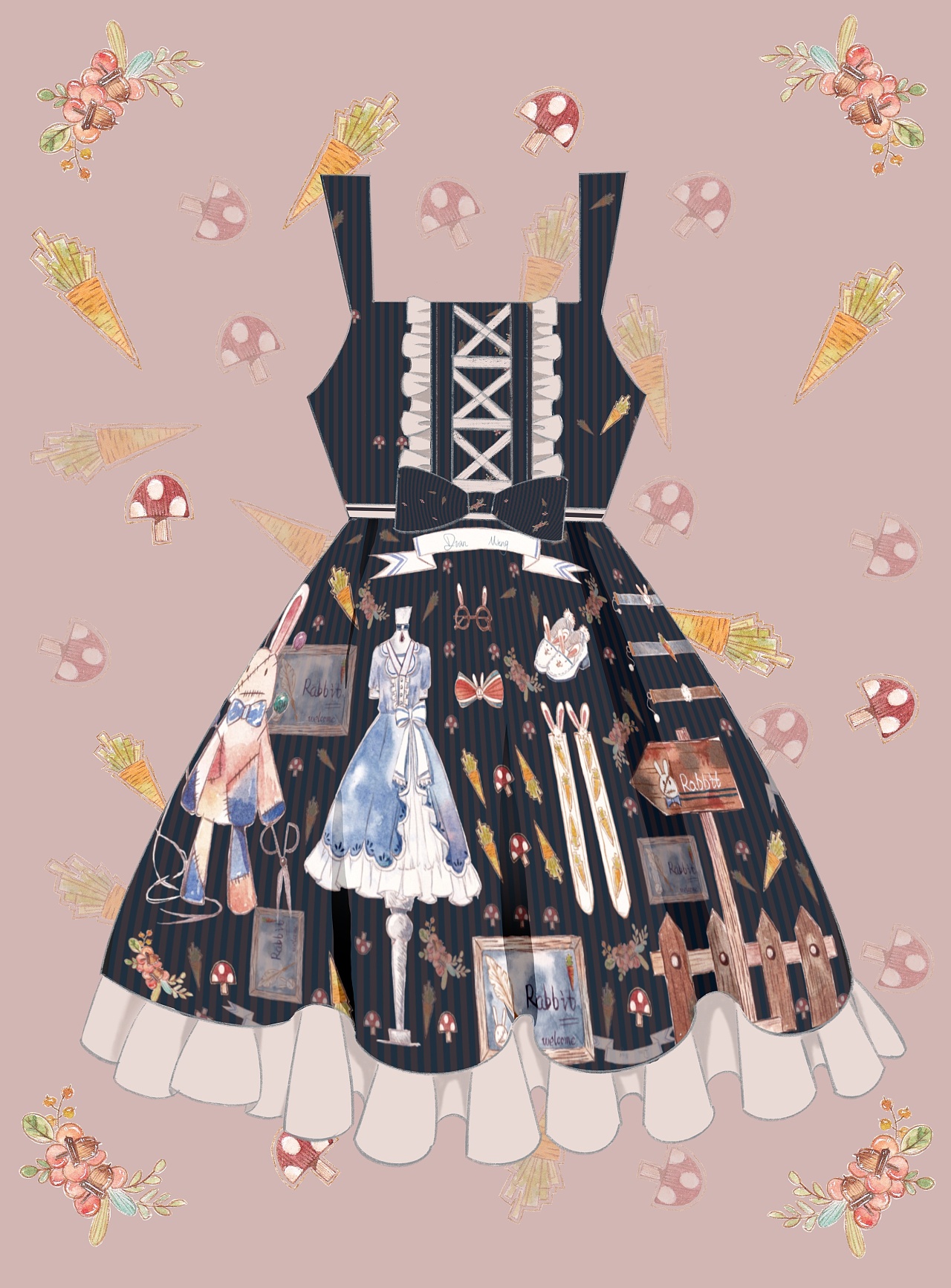 lolita 柄图-兔老板的时装铺