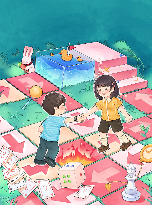 儿童插画|杂志封面