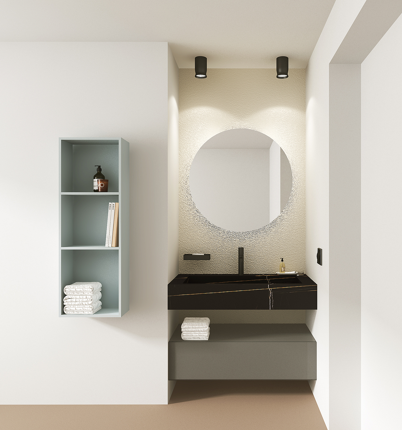 阀门浴室柜暖气片建模渲染