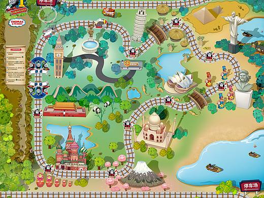 托马斯棋盘游戏i地图