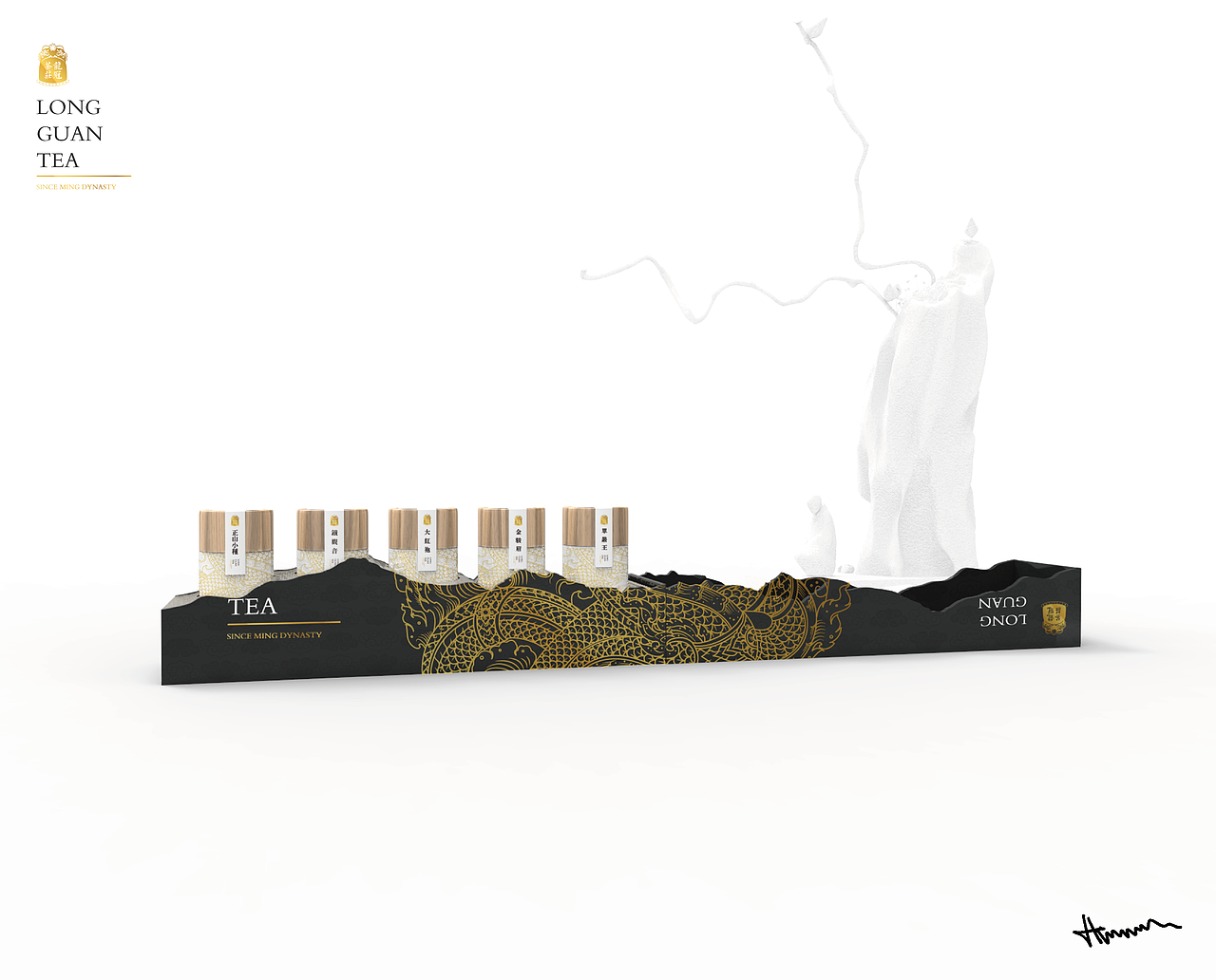 福建【龍冠茶業(yè)】精品茶葉禮盒包裝設(shè)計（圖ZMTA3MTYwMDky） - 包裝 - 站酷設(shè)計師黃葯師原創(chuàng)素材 - 站酷ZCOOL