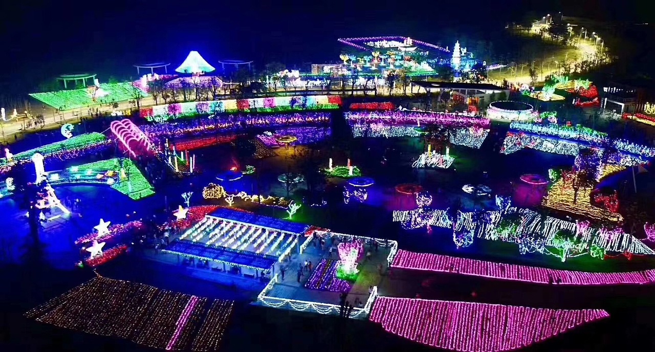 唯美灯光亮化制作出售专业灯光展供应商灯光节造型出租