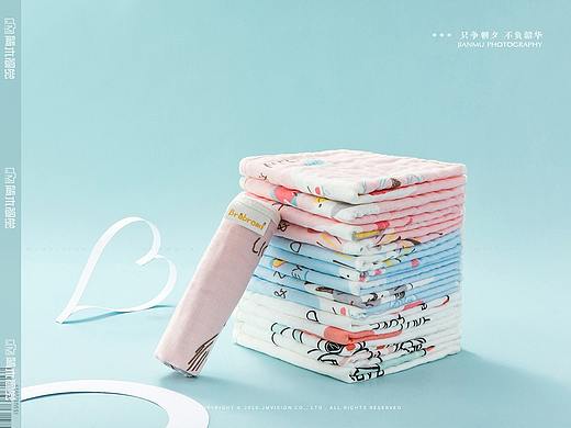 婴儿方巾摄影丨简木视觉 × 母婴用品口水巾 产品拍摄 