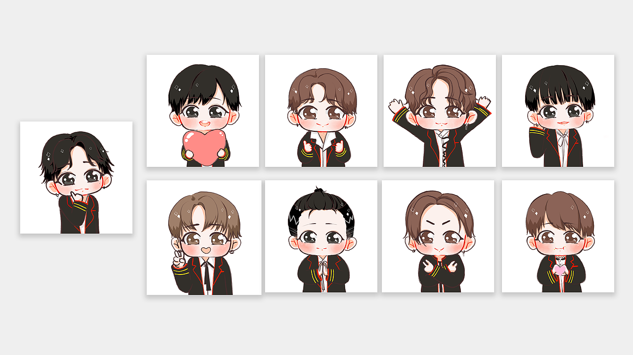 2018部分板绘合集