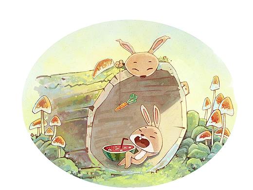 插畫(huà)練習(xí)（個(gè)人主頁(yè)-ZNTYxMTU1NzI=） - 兒童插畫(huà) - 站酷設(shè)計(jì)師c王子的金魚(yú)原創(chuàng)素材 - 站酷ZCOOL