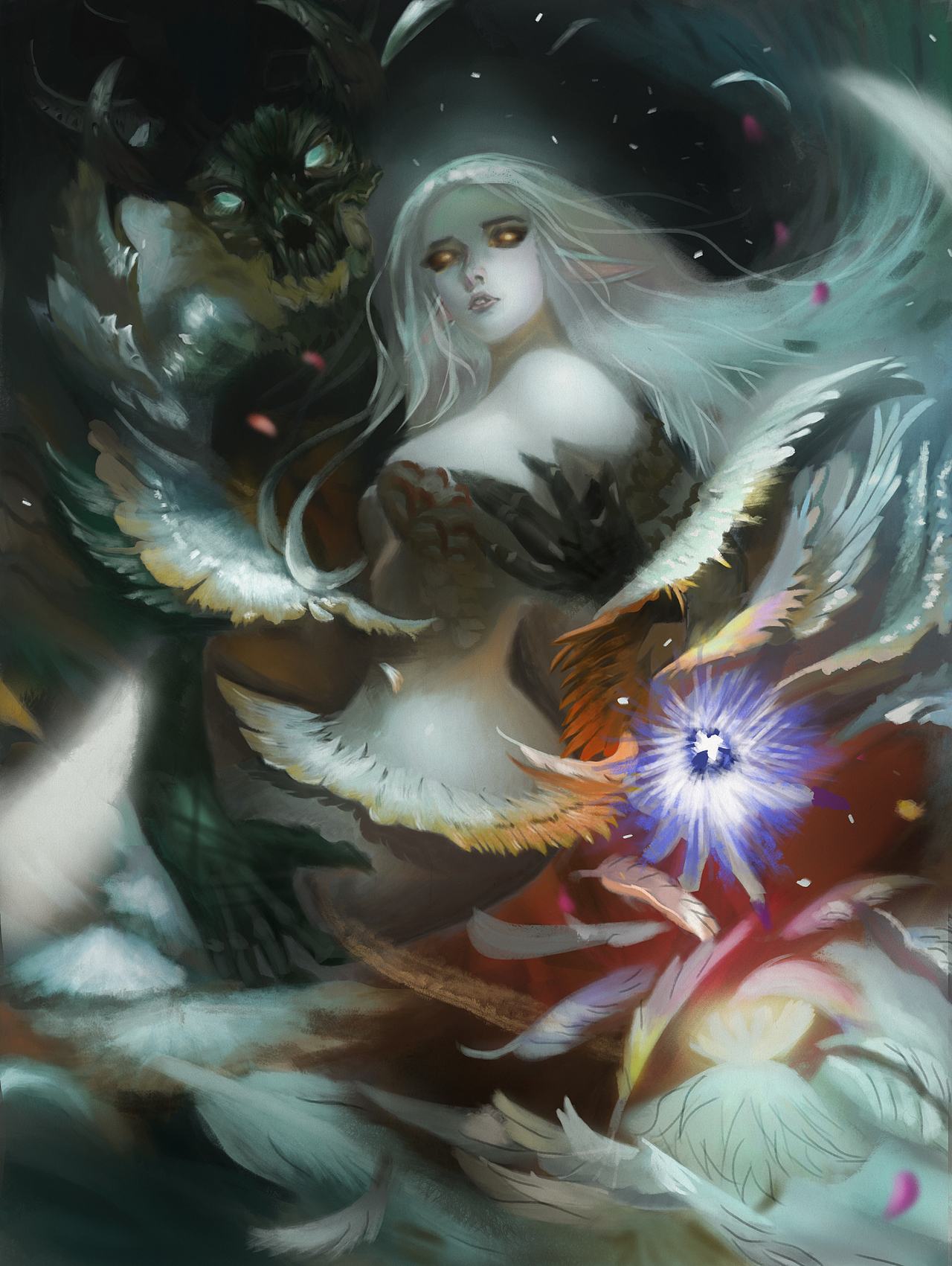 魔幻小风|插画|游戏原画|杀手皮蛋_临摹作品-站酷(zcool)