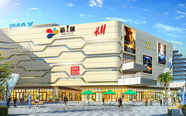 天霸设计坚持前沿性分享精彩创意城市综合体设计效果图（图ZMTEwNjg4Nzk2） - 建筑设计 - 站酷设计师商业街天霸设计原创素材 - 站酷ZCOOL