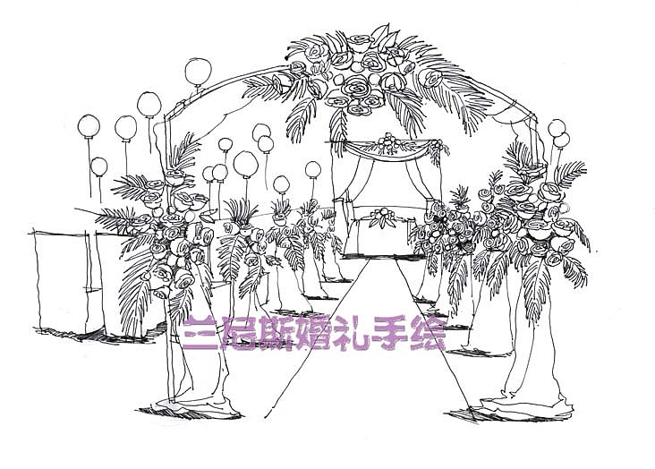 长沙婚礼手绘培训—— 兰尼斯婚礼培训机构 @婚礼手绘师培训（图ZMjUxOTY1Njg=） - 商业插画 - 站酷设计师lannisi原创素材 - 站酷ZCOOL