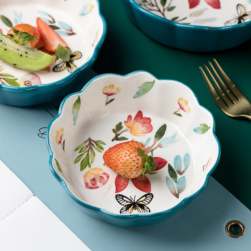 日式陶瓷碗 | 花卉波浪烤碗 餐具摄影 南京摄影（图ZMTkzMzM1MTQ4） - 产品摄影 - 站酷设计师漫渡光影原创素材 - 站酷ZCOOL