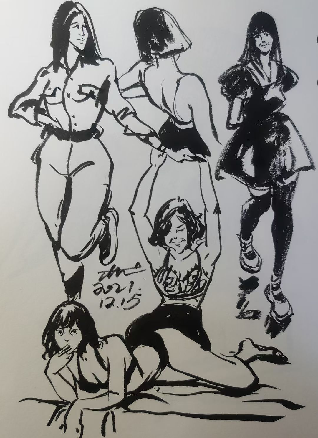 近日速写（图ZMjgxNDkwNjUy） - 绘画 - 站酷设计师张晓睿原创素材 - 站酷ZCOOL