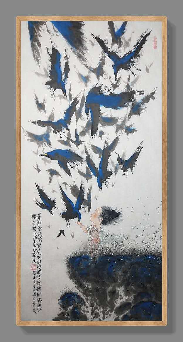 明子的水墨奇幻世界——《风信子系列》2,海量慎点。(图ZMjc3NTQzMDE2) - 绘画 - 站酷设计师明子水墨奇幻世界原创素材 - 站酷ZCOOL