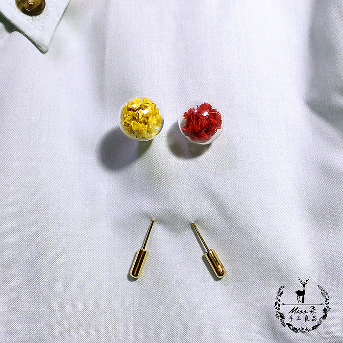 文艺小清新的【时光气泡】永生花玻璃球饰品（图ZNDczOTMyMzI=） - 首饰设计 - 站酷设计师Miss柒原创素材 - 站酷ZCOOL