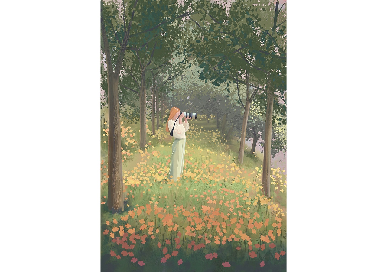 插画习作（图ZMjQyODg2MzI0） - 创作习作 - 站酷设计师小小_ling原创素材 - 站酷ZCOOL