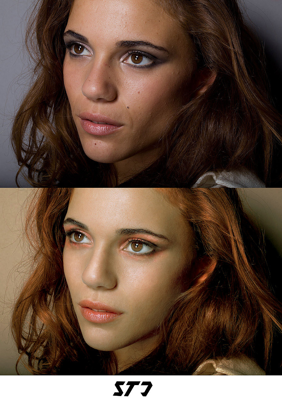 ps人像修图练习