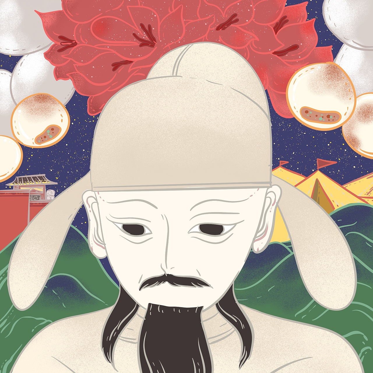 富阳二十四景（图ZMTc3ODUwOTEy） - 商业插画 - 站酷设计师饮霜君YINSHUANG原创素材 - 站酷ZCOOL