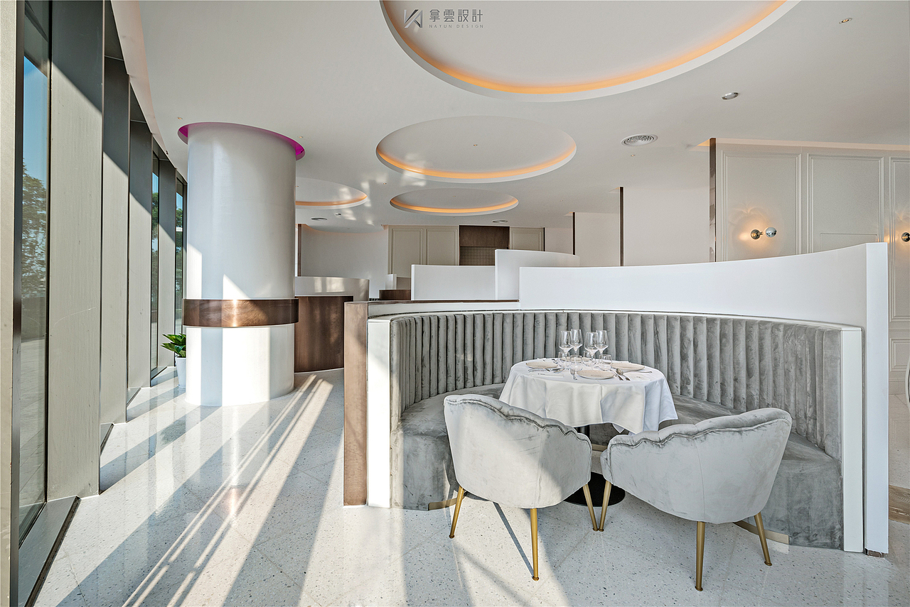 餐饮】NAYUNDESIGN丨 L'arôme 芳芳法餐厅（图ZMTk4Mzc4NTQ0） - 酒店餐饮设计 - 站酷设计师南京拿云室内设计原创素材 - 站酷ZCOOL