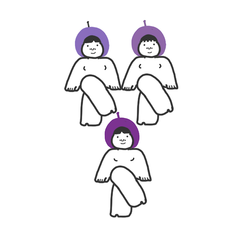 优雅葡萄女孩儿