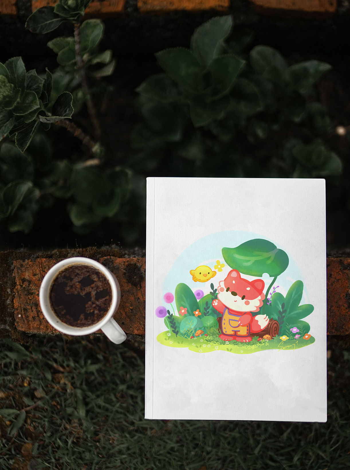 小狐狸的夏日（图ZMzA4Nzc4MzA4） - 商业插画 - 站酷设计师甜心豹豹子原创素材 - 站酷ZCOOL