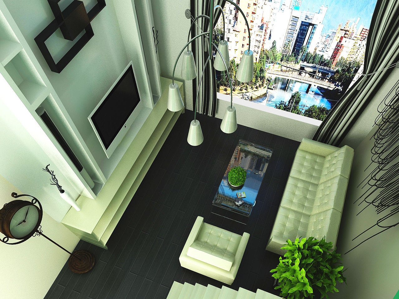 大学时期粗糙的3dmax室内渲染图