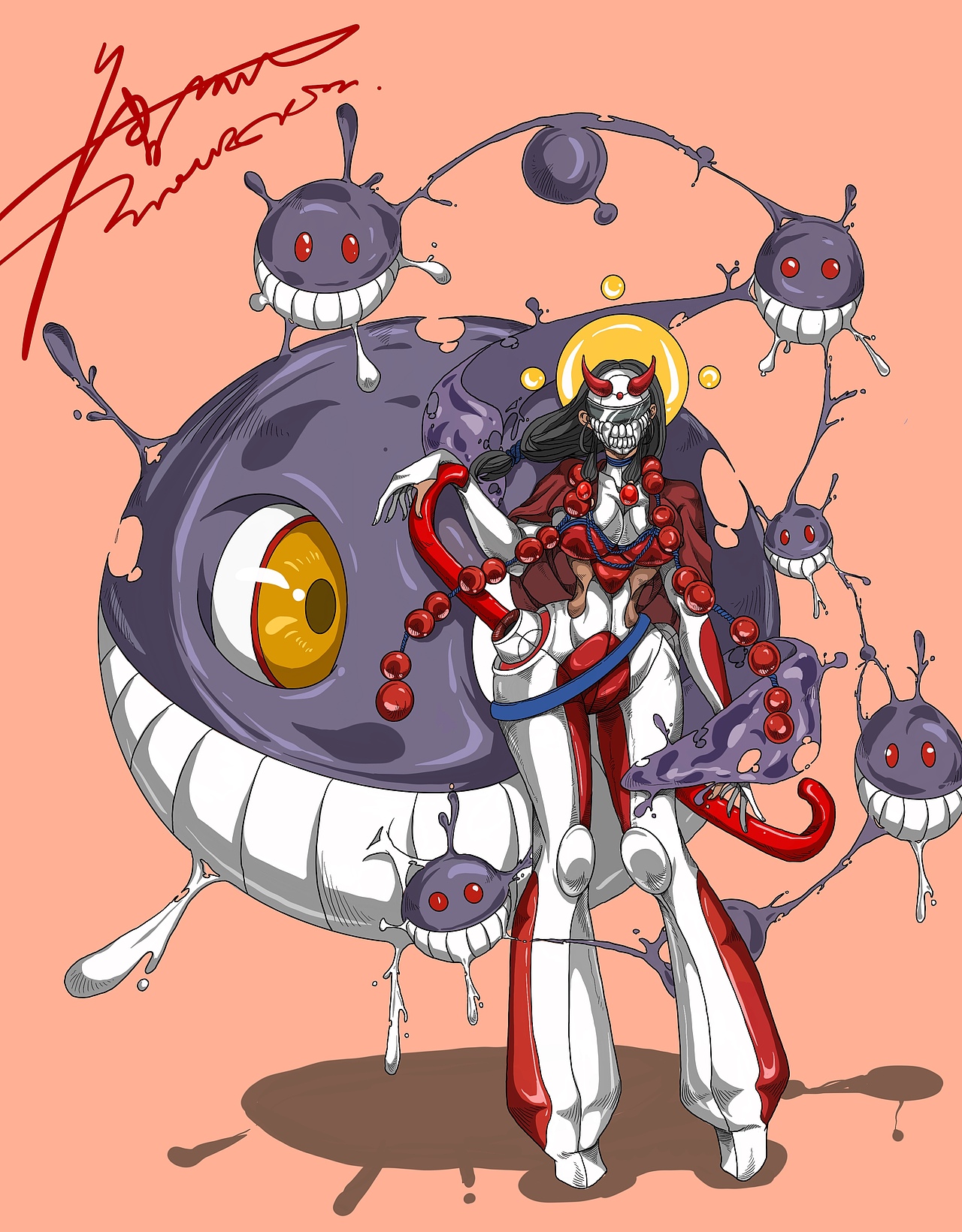 国潮风人物设计（图ZMjMwMjgwNTY0） - 绘本 - 站酷设计师唐家小五原创素材 - 站酷ZCOOL