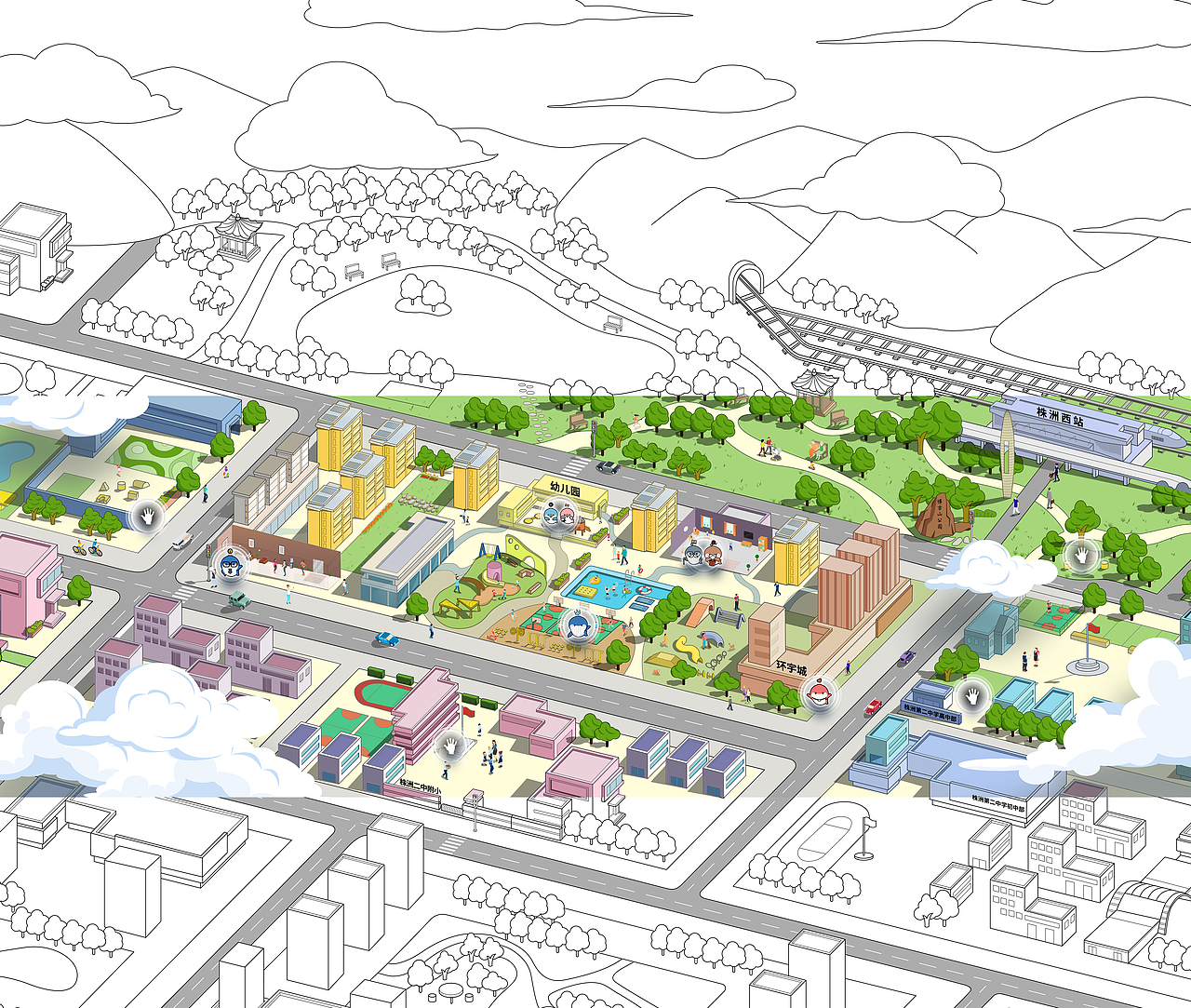 墻面投影交互（圖ZMjc0MjY2MTY0） - 設(shè)定/分鏡 - 站酷設(shè)計(jì)師燈鯊原創(chuàng)素材 - 站酷ZCOOL