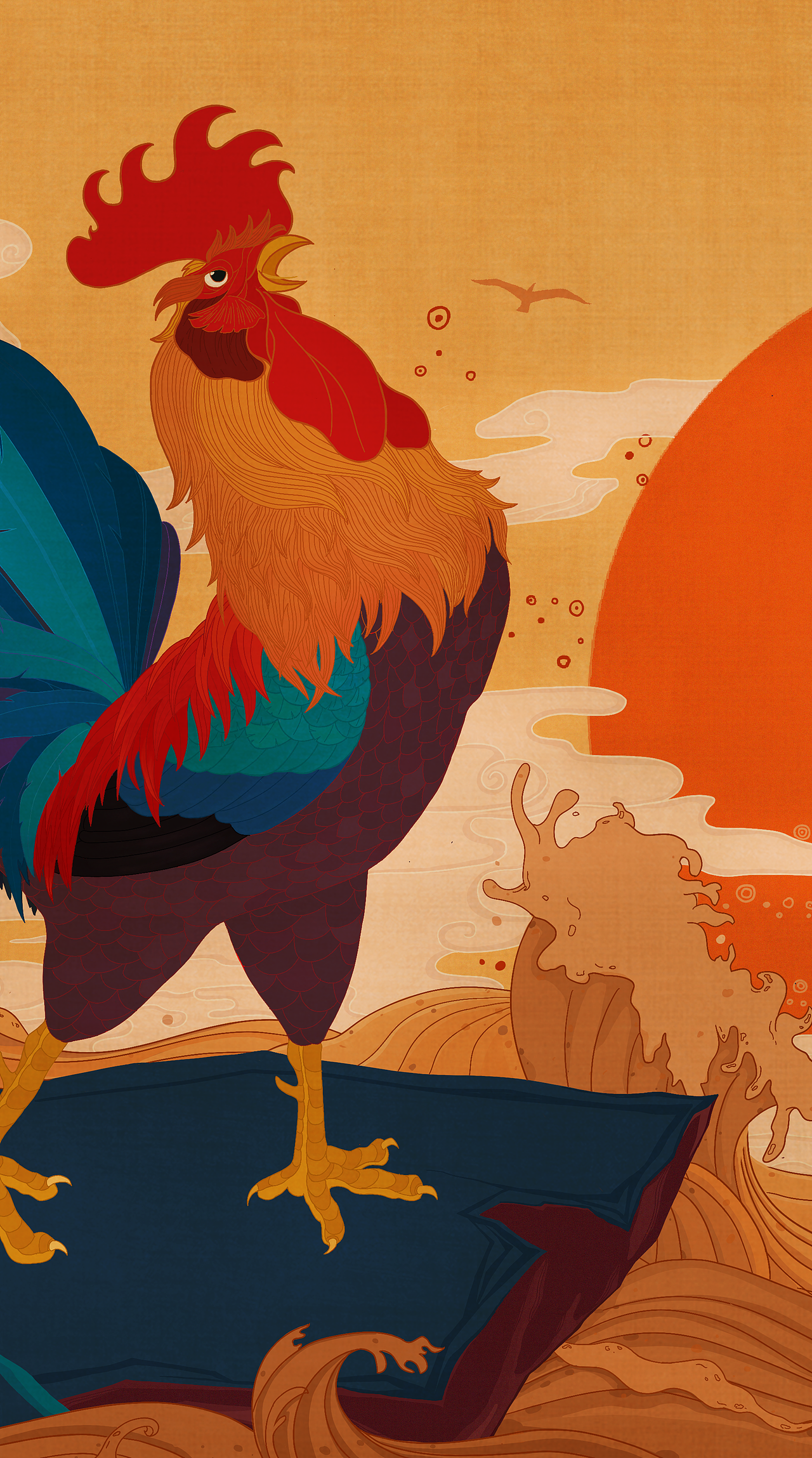 一唱雄雞天下白（圖ZMTg3NDYyNzQ4） - 創(chuàng)作習(xí)作 - 站酷設(shè)計(jì)師張興年原創(chuàng)素材 - 站酷ZCOOL