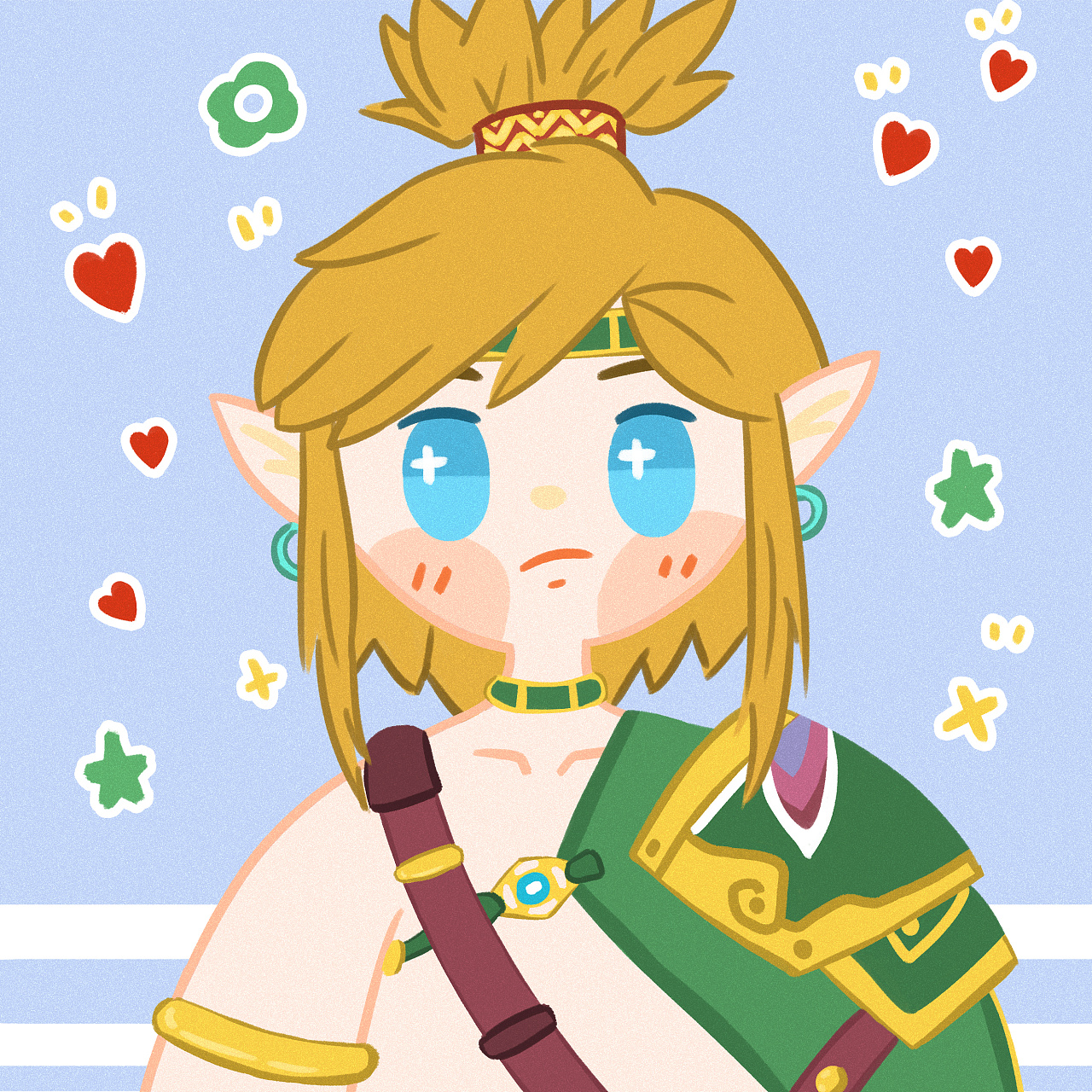 塞尔达q版系列-练习|插画|创作习作|suda氧气瓶 - 原创作品 - 站酷