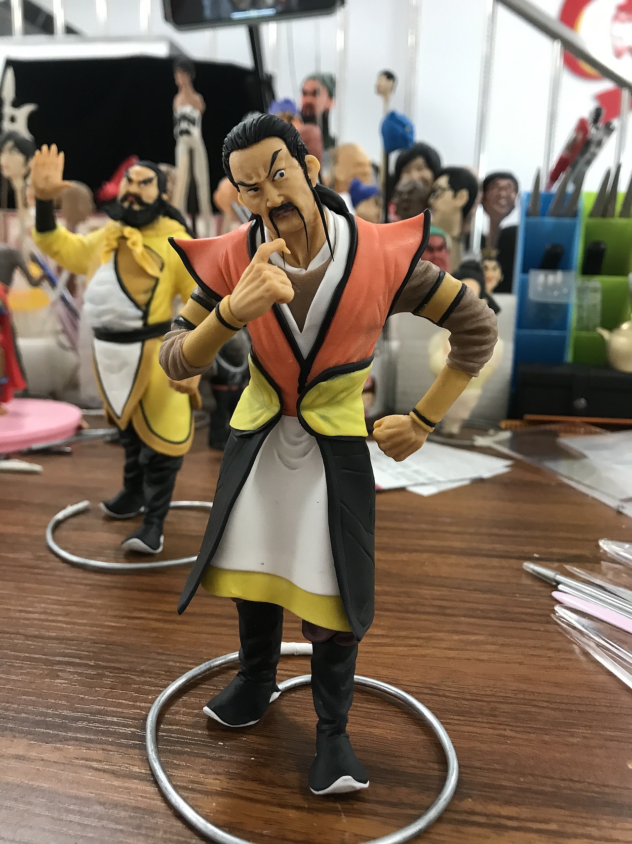 康健面塑作品《西游妖王》