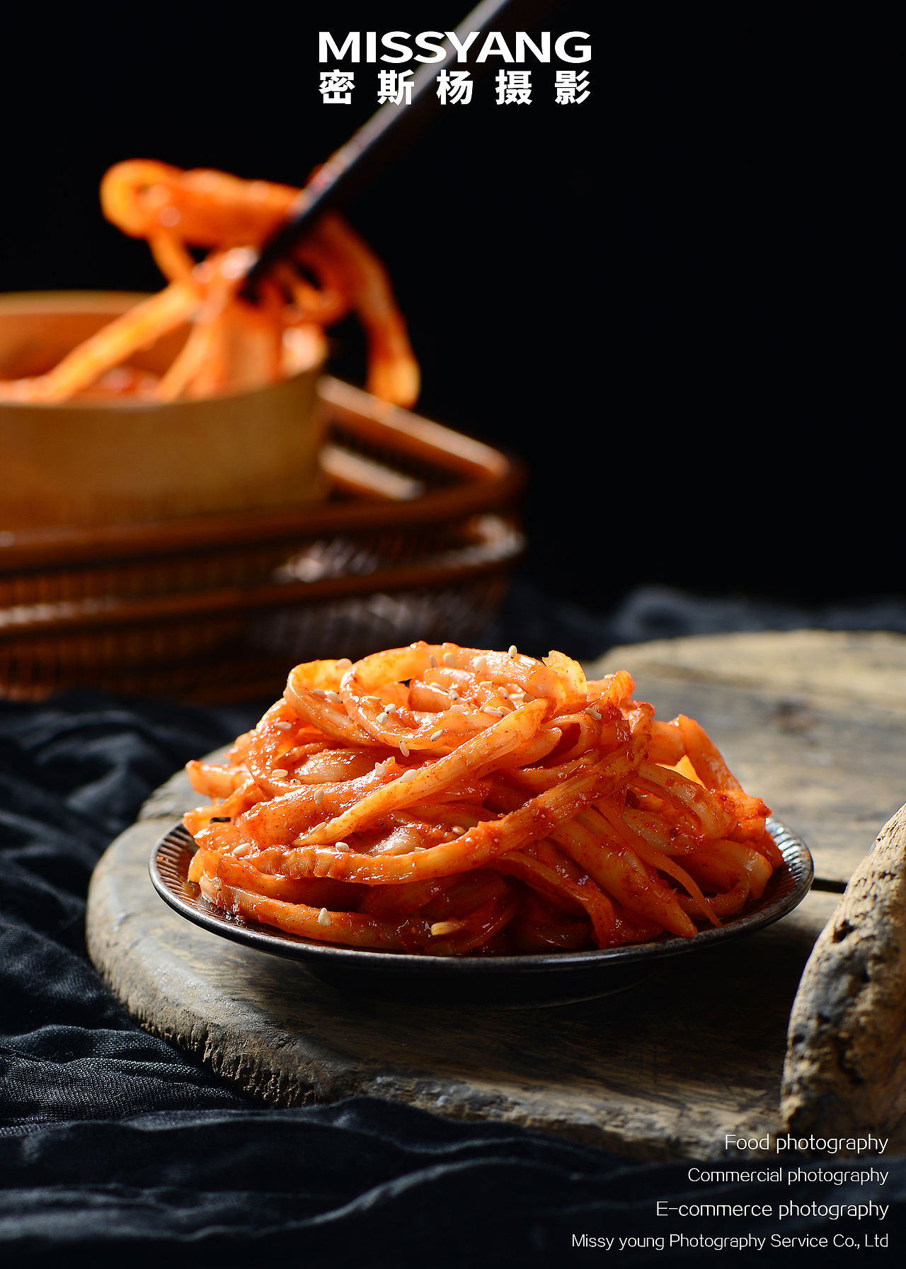 辣白菜桔梗|美食摄影|电商摄影|泡菜拍摄×郑州密斯杨（图ZMjc1NTY5Njky） - 美食摄影 - 站酷设计师密斯杨摄影原创素材 - 站酷ZCOOL