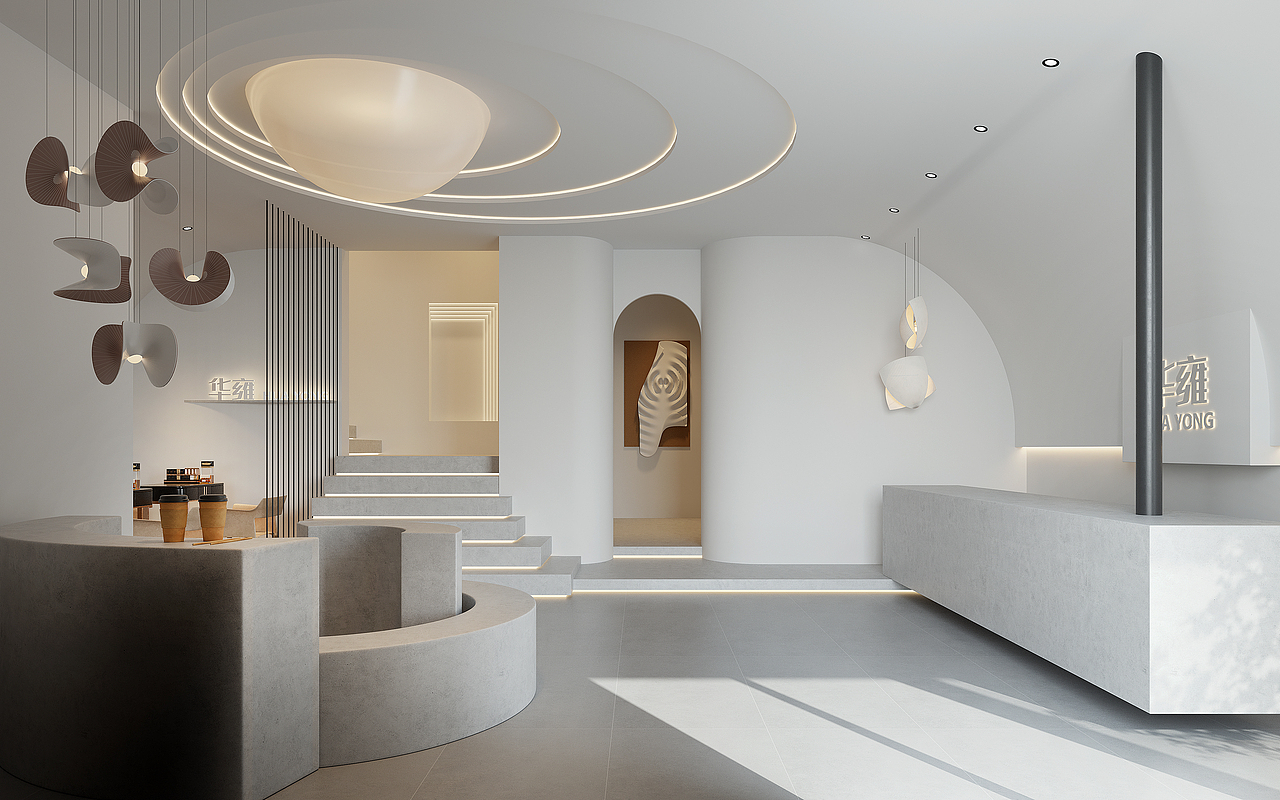 极简风-美容（图ZMjg2NDAzMTQw） - 商业空间设计 - 站酷设计师LHH私宅设计原创素材 - 站酷ZCOOL