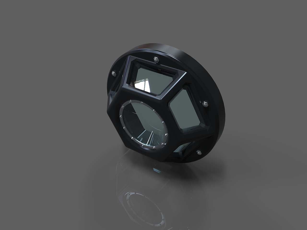 悬窗1  悬窗的设计，六面型可以更好的观察每个方向