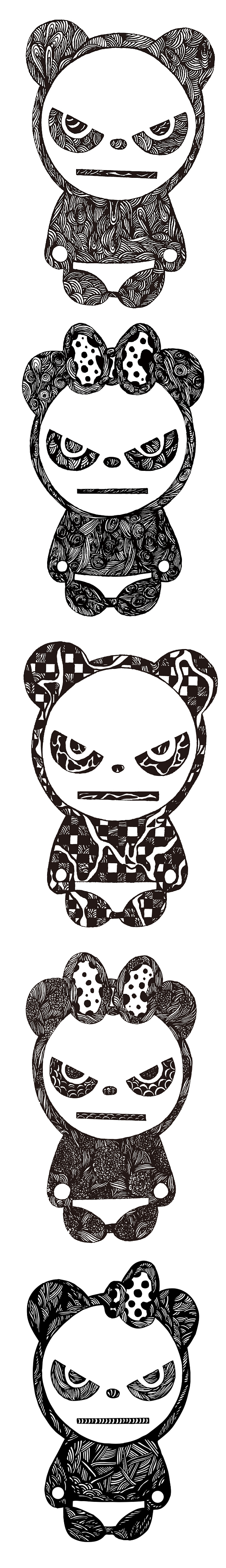 HI PANDA插画