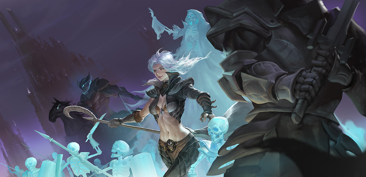 铁皮人教师作品#毕满老师新作《暗黑3——死灵法师》