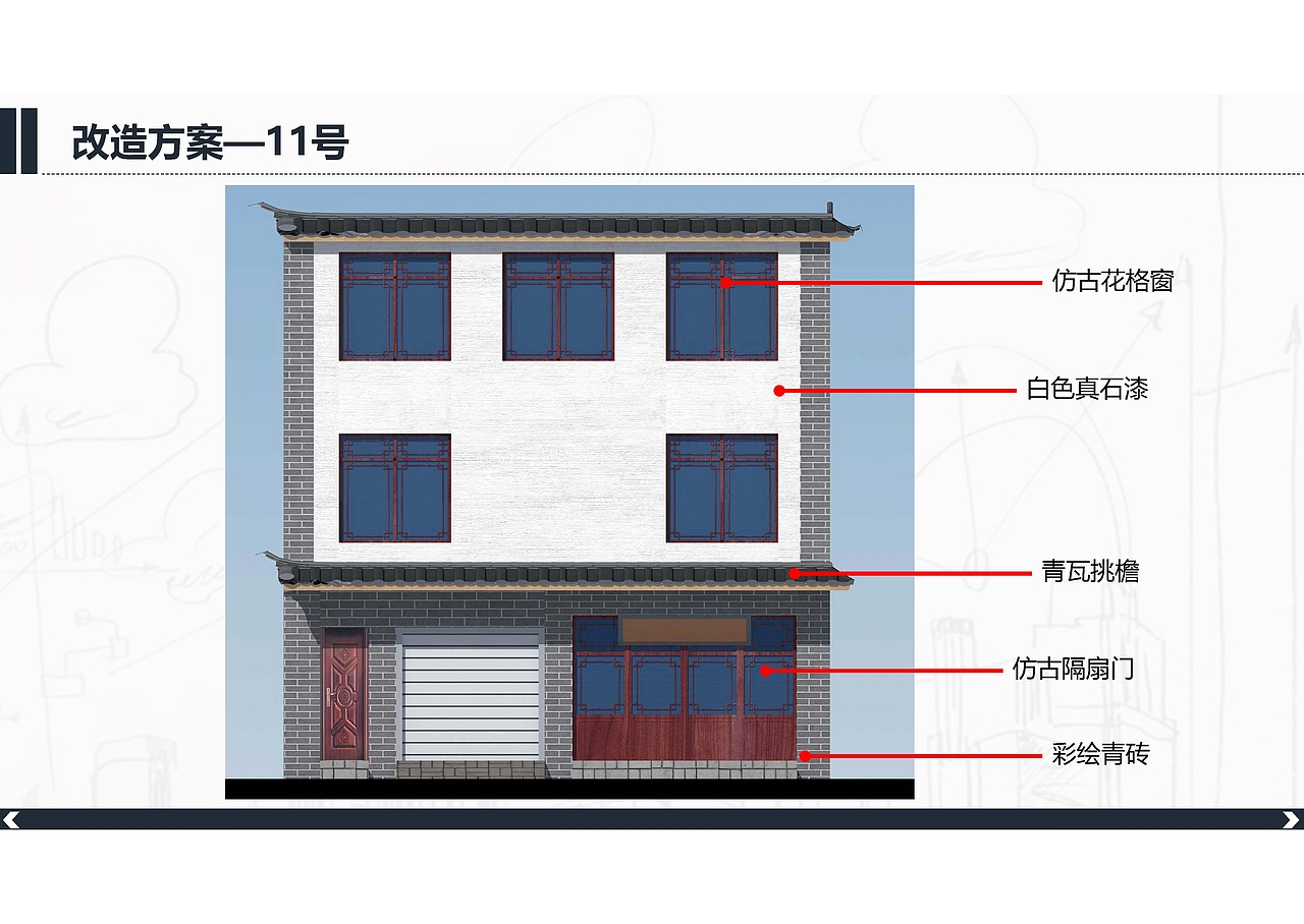 “美丽县城”建设项目—北横街沿街立面设计（图ZMzQ5MTI0NDQ4） - 建筑设计 - 站酷设计师爱笑的红薯原创素材 - 站酷ZCOOL