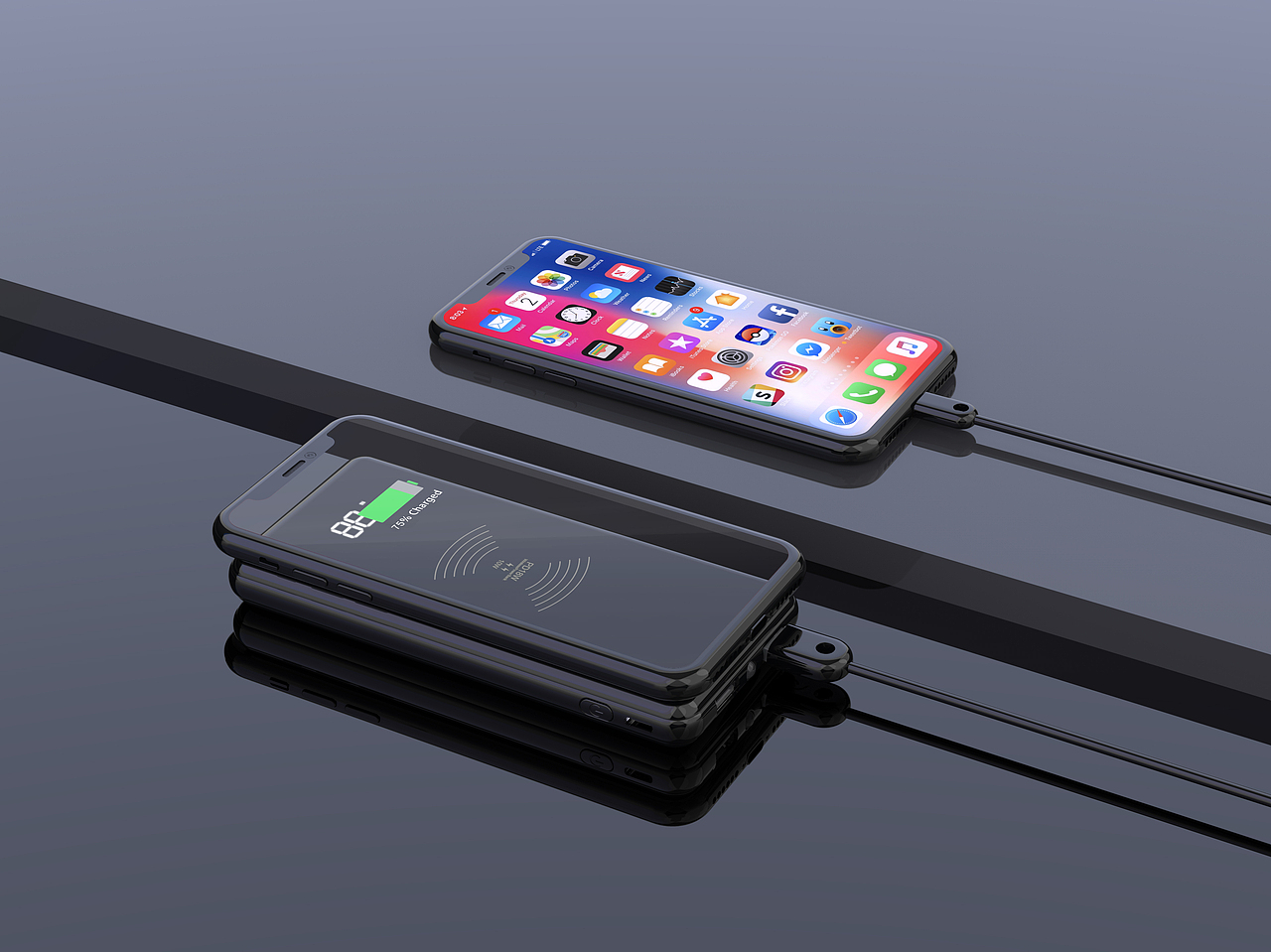 充电宝(3C产品)自学渲染