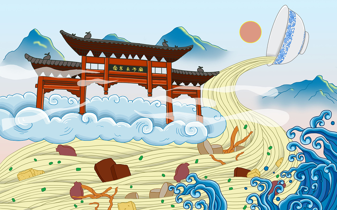 商业合作-国潮插画 - 原创作品 - 站酷(zcool)