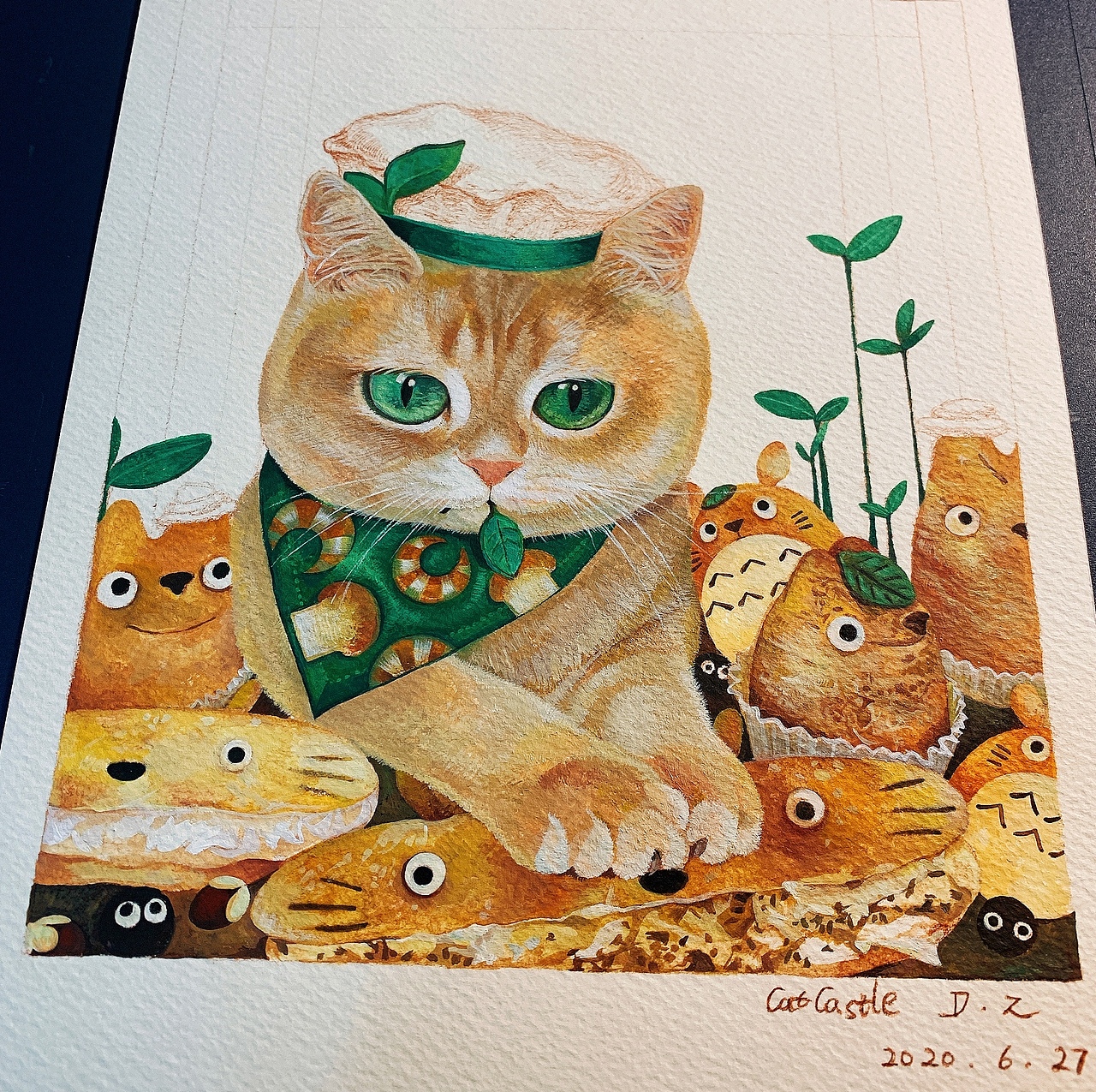 【龙猫包小厨-琳达】祝大家2021顺利（图ZMjM3NTQ2MzA4） - 艺术插画 - 站酷设计师CatCastleDZ原创素材 - 站酷ZCOOL