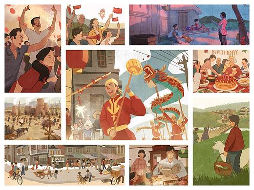 《我们一起走过》祖国70周年插画版纪念手账