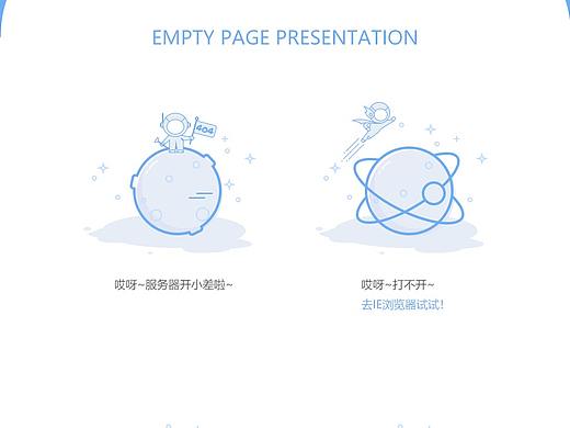 页面为空时显示