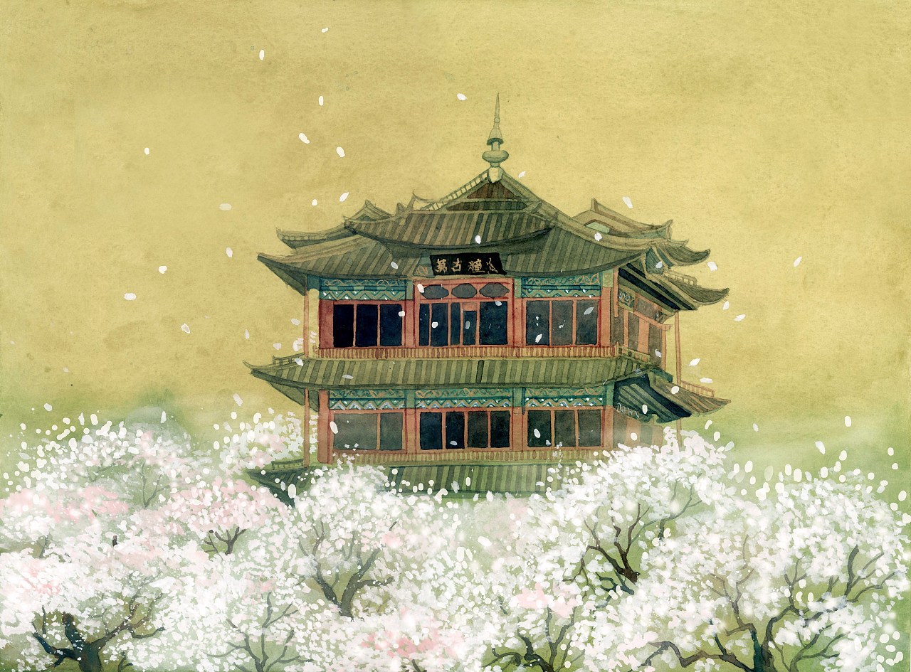 行走的云南.丽江（图ZNjEyMDQ2ODQ=） - 商业插画 - 站酷设计师瑶背背原创素材 - 站酷ZCOOL