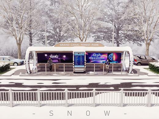 BUS STOP-(公交站)