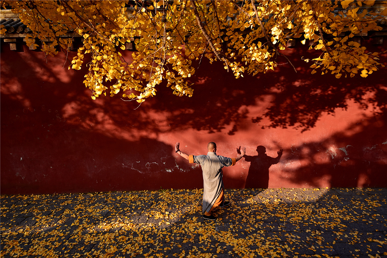 古建筑摄影:嵩山少林寺的秋